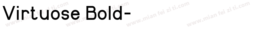 Virtuose Bold字体转换